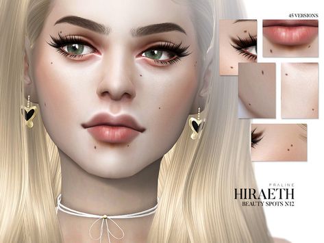 Pralinesims' Hiraeth Beautyspots N12 Sims 4 Cc Eyes, Skin Marks, Sims 4 Tsr, The Sims 4 Skin, Makeup Cc, Sims 4 Cc Makeup, Sims 4 Body Mods, Sims 4 Cc Skin, Sims 4 Cc Folder