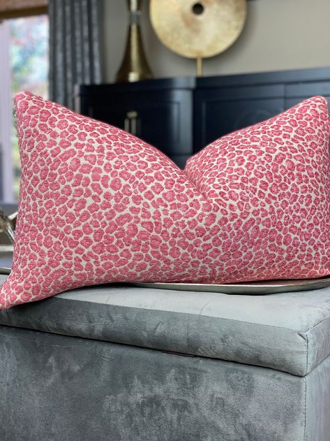 Shades of Pink Chenille Animal Print Throw Pillow Cover - Etsy Animal Print Pillow, Animal Print Bedding, Animal Print Throw Pillows, Animal Print Pillows, Trendy Pillow, Pink Throw Pillows, Ivory Background, Animal Prints Pattern, Print Pillow