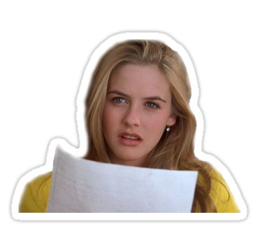 Clueless Stickers, 90s Aesthetic Wallpaper Iphone, Netflix Tumblr, 90s Aesthetic Wallpaper, Clueless Quotes, Mobile Stickers, Weird Stickers, Homemade Stickers, Aesthetic Wallpaper Iphone