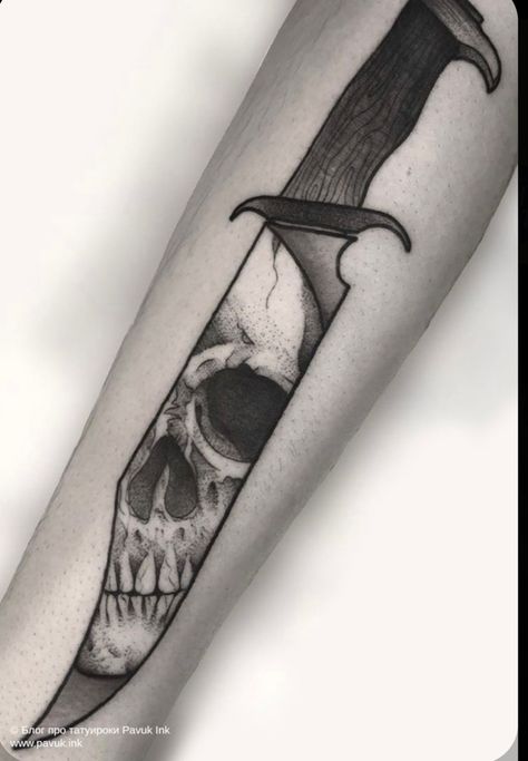 Knife Tattoo Ideas, Knife Tattoos, Wörter Tattoos, Hunter Tattoo, Knife Tattoo, Tattoo Filler, Armband Tattoo Design, Chest Piece Tattoos, Dagger Tattoo