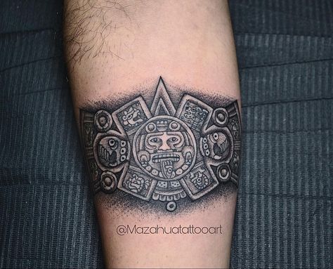 #ollin #prehispanictattoo #prehispanic #prehispanico #aztec #azteccalendar Aztec Tattoo Mexican, Aztec Tattoos Sleeve, Azteca Tattoo, Mayan Glyphs, Aztec Symbols, Aztec Tattoos, Dragon Tattoos For Men, Aztec Tattoo Designs, Tattoos Sleeve