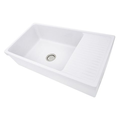 Sink With Drainboard, Drainboard Sink, Italian Farmhouse, Sink Basket, Fireclay Farmhouse Sink, Farmhouse Kitchen Sink, Farmhouse Apron, Apron Sink, Sink Grid