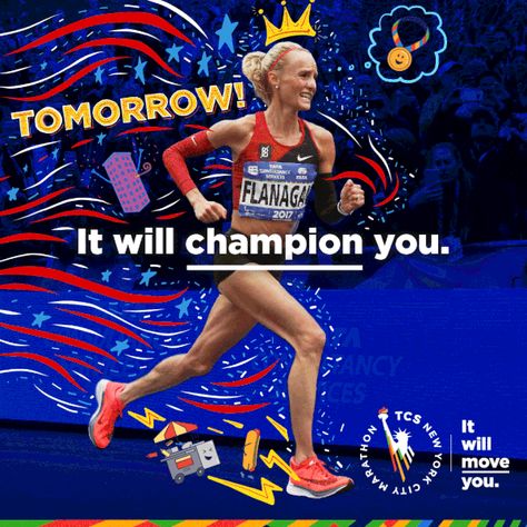 Thomas Cabus - TCS New York City Marathon Marathon Ads Creative, Marathon Posters, Race Poster, New York Marathon, Pocari Sweat, Double Space, Race Medal, Sport Branding, Event Agency