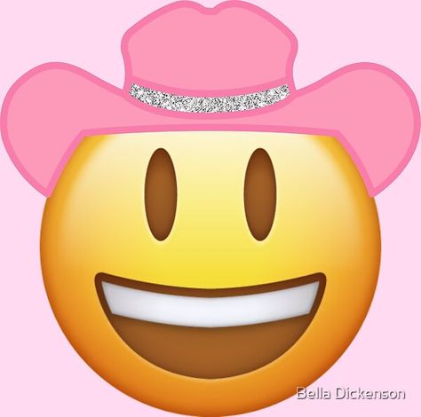 Space cowgirl emoji with a cute pink glitter hat! more colors coming soon! Cowboy Emoji, Emoji Pink, Pink Cowgirl Hat, Space Cowgirl, Pink Cowgirl, Cowgirl Hat, Cowgirl Hats, Red Bubble, Pink Glitter