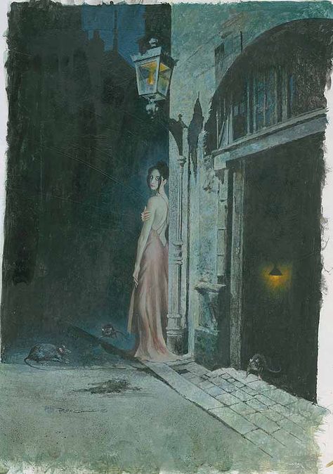 Neverwhere Neil Gaiman, Book Mood, Cover Painting, Gothic Books, Robert Mcginnis, Pale Girl, Gothic Romance, Bookish Things, Neil Gaiman