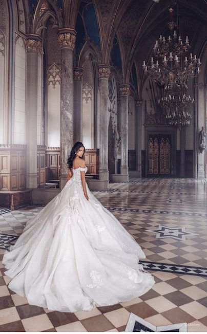 Check out the new Disney Princess wedding dresses in this collection by Allure Bridals. Wedding Dresses Disney, Belle Wedding Dresses, Disney Princess Wedding Dresses, Disney Princess Wedding, Disney Inspired Wedding, Disney Wedding Dresses, Disney Fairy Tale Weddings, Fairy Tale Wedding Dress, Kleinfeld Bridal