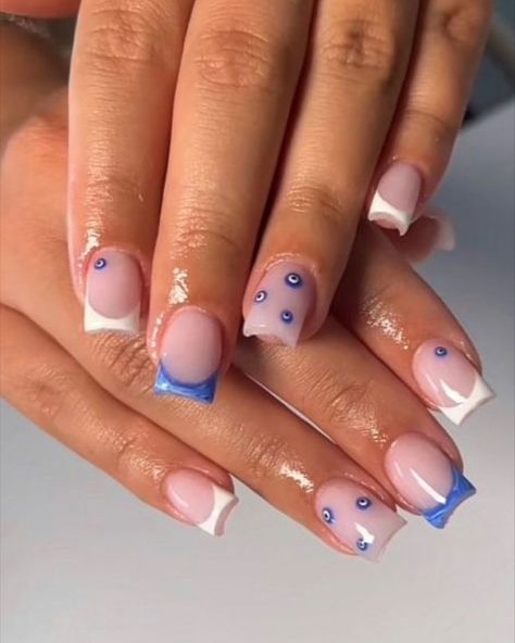 Turkey French Tip Nails, Holiday Nails Acrylic Short Square, Short Nails For Greece, Holiday Nails Turkey, Nails For Turkey Holiday, Turkey Holiday Nails, Greece Nails Square, Nail Ideas Biab, Turkey Nails Designs Holiday