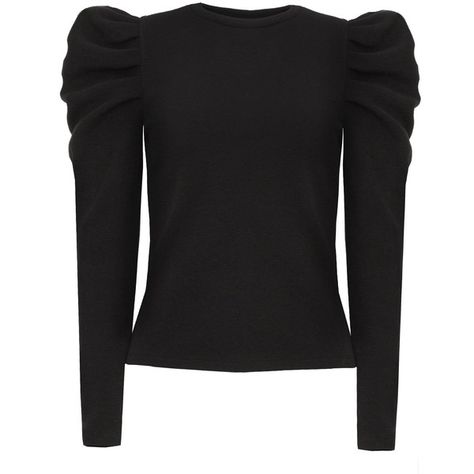 Mara Black Puffy Sleeve Knit Top (5.385 RUB) ❤ liked on Polyvore featuring tops, long sleeve tops, stretchy tops, puff sleeve top, long sleeve knit tops and knit top Labyrinth Masquerade, Puff Shoulder Top, Puffed Sleeve Top, Poofy Sleeves, Cold Spring, Black Long Sleeve Shirt, Stretchy Tops, Stretch Top, Masquerade Ball