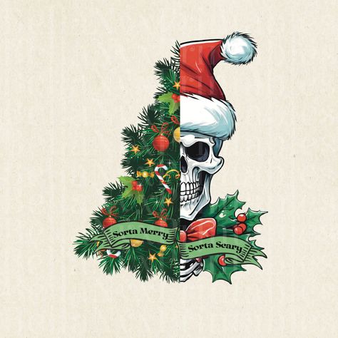 Evil Christmas, Skull Christmas, Skeleton Christmas, Scary Christmas, Watercolour Card, Laser Cut Wood Crafts, Funny Tshirt, Christmas Sublimation, Png Christmas