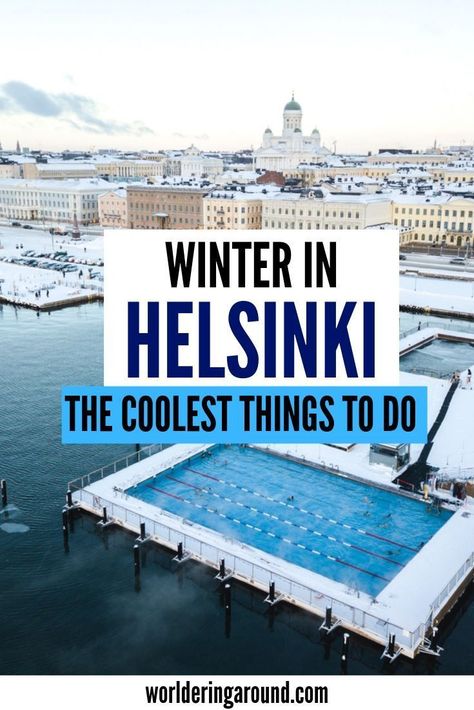 How to best spend the weekend in Helsinki in winter? What to do in Helsinki in winter? Have a perfect weekend in the Finnish capital, exploring the must see places in Helsinki and top Helsinki sights. Have fun in Helsinki in winter with traditional Finnish Sauna and ice swimming | Worldering around #Finland #Helsinki #winter #travel #scandinavia #icebath #sauna Sauna Quotes, Helsinki Winter, Flight Quotes, Ice Swimming, Finland Helsinki, Travel Restaurant, Visit Helsinki, Best Weekend Trips, Travel Scandinavia