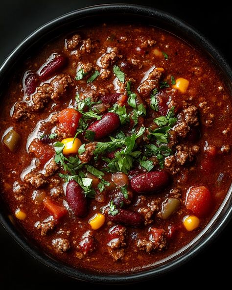 First Place Chili Recipe Sweet Smoky Chili, Bean Less Chili Recipes, Chili With Red Wine, Pulled Beef Chilli, Chili Recipe With Beef And Sausage, Best Chili Ever Recipes, Salsa Chili Recipe, Chili With Peanut Butter Recipe, Chili With Chili Beans