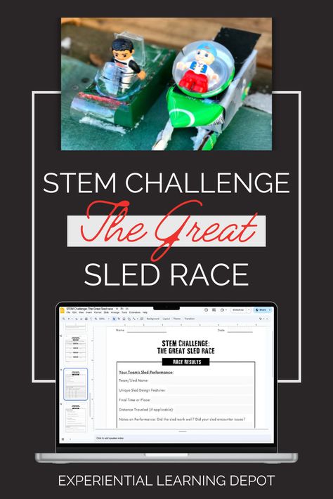 Excite your high school students with this hands-on STEM challenge! In this resource, students will design, develop, test, and adjust their own mini-sleds, no snow required! 🛷❄️ This fun, creative, and critical thinking project encourages teamwork while teaching important physics concepts like Newton’s laws. Perfect for students to apply engineering principles in a real-world, competitive way! Ready to inspire your students with this engaging STEM activity? Click to grab your copy now! Junior High Stem Activities, Physics Concepts, Stem Resources, Engineering Challenge, Stem Challenge, Stem Activity, Middle Schoolers, Stem Challenges, Experiential Learning