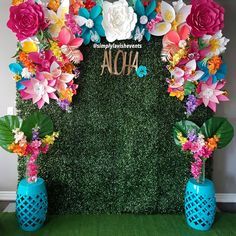 Aloha Photo Booth Backdrop, Hawaiian Birthday Party Backdrop, Hawaiian Theme Party Decorations Photo Booths, Hawaiian Birthday Backdrop, Hawin Theme Party, Aloha Party Backdrop, Summer Party Photo Backdrop, Hawaiian Theme Party Backdrop, Luau Party Backdrop Photo Booths