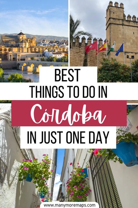 Only have a day to explore Córdoba? This guide offers the perfect itinerary for seeing the city’s top attractions! From the breathtaking Mezquita to the Alcázar and charming Jewish Quarter, experience Córdoba’s unique blend of cultures and history. Ideal for travelers looking to make the most of a short visit with essential sights, delicious tapas spots, and hidden gems. Click to read the full itinerary and plan your one unforgettable day in Córdoba! Spain Itinerary, Spain Travel Guide, Spanish Culture, Itinerary Ideas, Itinerary Planning, Perfect Itinerary, Bucket List Destinations, San Sebastian, Travel Planning