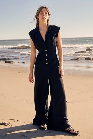 Shasta One-Piece | Free People Smocked Tube Top, Free People Jumpsuit, Boho Jumpsuit, Big Bust, Stretchy Tops, Capped Sleeves, Kimono Fashion, Black Fits, Printed Skirts