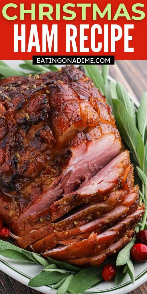 Best Christmas Ham, Honey Baked Ham Glaze, Christmas Ham Glaze, Ham Dinner Sides, Baked Ham Glaze, Christmas Ham Dinner, Thanksgiving Ham Recipes, Easy Ham Recipes, Gourmet Thanksgiving