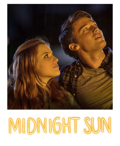 Movie Poster Polaroid, Midnight Sun Movie, Polaroid Movie Poster, Poster Polaroid, Best Teen Movies, Sun Poster, Patrick Schwarzenegger, Teen Movies, Midnight Sun