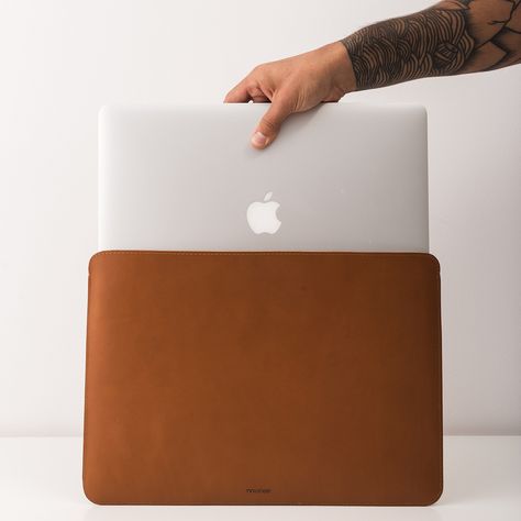 MacBook leather sleeve tan ✓Various sizes, colors and styles ✓High quality ✓Functional modern design ✓Worldwide shipping - Macbook Leather Sleeve, Cool Tech Gadgets Electronics, Mac Book, Macbook Sleeve, Uppercase And Lowercase Letters, Leather Sleeve, Lowercase A, Lower Case Letters, Ipad Pro