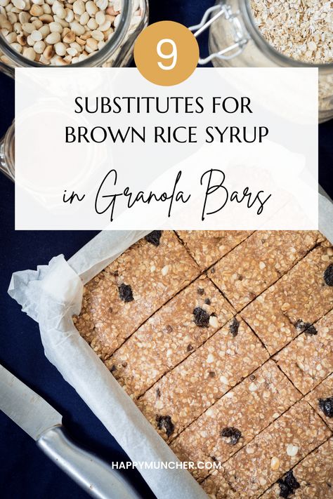 9 Substitutes for Brown Rice Syrup in Granola Bars – Happy Muncher Granola Bars Without Honey, Make Your Own Granola, Rice Syrup, Buckwheat Groats, Coconut Benefits, Granola Recipe Bars, Peanut Butter Pumpkin, Homemade Granola Bars, Homemade Granola