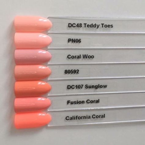 Sherbet Nail Colors, Orange Peach Nails, Peach Nails, Colorful Nail, Hair Skin Nails, Manicure Y Pedicure, Dream Nails, Pretty Acrylic Nails, Short Acrylic Nails