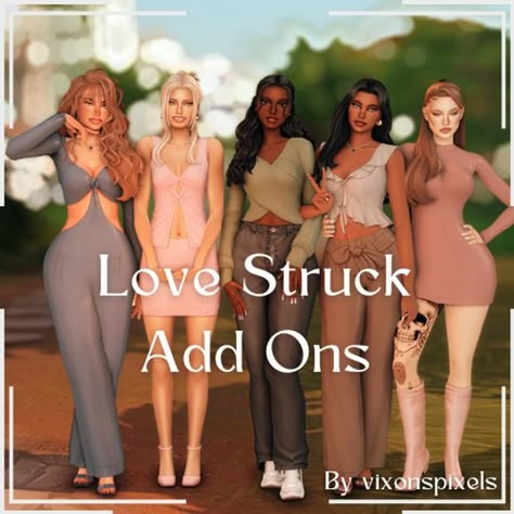 Love Struck Add Ons | Patreon Sims 4 Add Ons, Sims Finds, Cc Packs, Furniture Cc, Love Struck, 2024 Aesthetic, The Sims 4 Packs, Sims 4 Mm Cc, Sims 4 Expansions