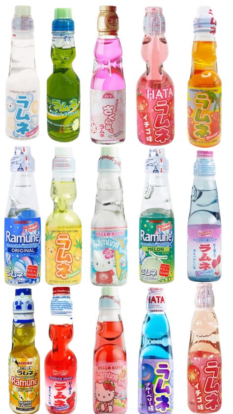 #ramune Squishy Food, Life Hackers, Drink Stickers, Kawaii Cooking, Pinterest Diy Crafts, Cute Snacks, Japanese Snacks, Kawaii Food, Japanese Aesthetic