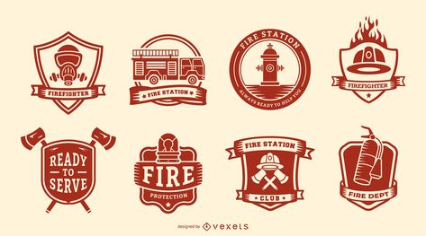 Firefighters badge set #AD , #Aff, #Sponsored, #set, #badge, #Firefighters Fire Station Logo, Firefighter Logo Design, Fw Logo, Forest Firefighter, Fire Dept Logo, Firefighter Logo, Related Quotes, Firefighter Tools, Fire Badge