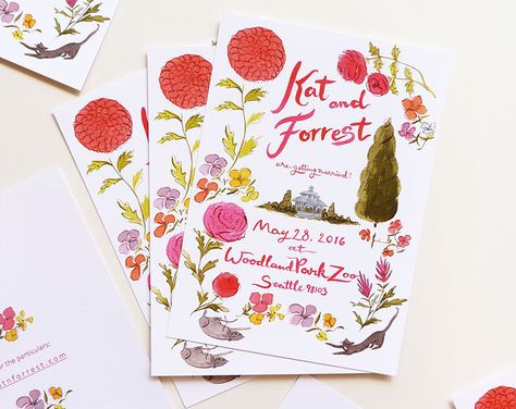 Garden Party Wedding Invitations, Jolly Edition, Garden Party Invitations, Woodland Park Zoo, Wedding Graphics, Zoo Wedding, Gifts For The Home, Woodland Park, Baltimore Wedding