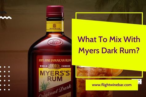 Myers Rum Drinks Recipe, Dark Rum Drinks Recipes, Dark Rum Cocktail Recipes, Dark Rum Drinks, Myers Cocktail, Rum And Orange Juice, Rum Shots, Dark Rum Cocktails, Drinks With Pineapple Juice