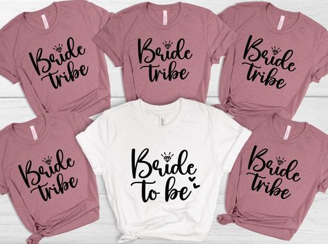 Bride to be Shirt, Bride Tribe Shirt, Bachelorette Shirts, Wedding Party Shirt, Bride Squad Shirt, Bride Shirt, Hen Party, Team Bride Shirt Bride To Be Apparel, Team Bride Tshirts, Bride Squad Ideas, Bride Tribe Shirts, Bride Tribe Shirt, Bride Squad Shirt, Team Bride Shirts, Bridesmaid Duties, Wedding Party Shirts