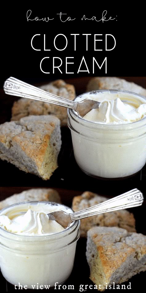 Clotted Cream Recipes, Tea Homemade, Afternoon Tea Recipes, Scottish Recipes, Tea Party Food, Clotted Cream, Tea Sandwiches, Scone Recipe, Irish Recipes