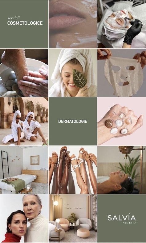 Spa Moodboard Design, Beauty Spa Instagram Feed, Spa Instagram Feed Ideas, Massage Instagram Feed, Beauty Clinic Instagram Feed, Med Spa Instagram Feed, Esthetician Marketing Photos, Spa Instagram Post Ideas, Beauty Salon Instagram Feed