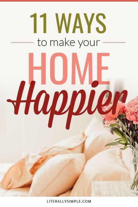 Looking for ways to be happier in your own home? Check out these tips for organizing, complete with cozy ideas and life hacks. #homedecor #hygge #selfcare #happiness Homemaking Ideas, Minimalist Parenting, Happy Homemaking, Make Your Home Cozy, Cozy Ideas, Christian Homemaking, Decluttering Ideas, Homemaking Tips, Minimalism Lifestyle