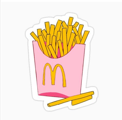 Jacket Stickers, Fries Sticker, Emoji Pink, Good Stickers, Emoji Stickers Iphone, Cute Laptop Stickers, Png Aesthetic, Sticker Template, Emoji Stickers