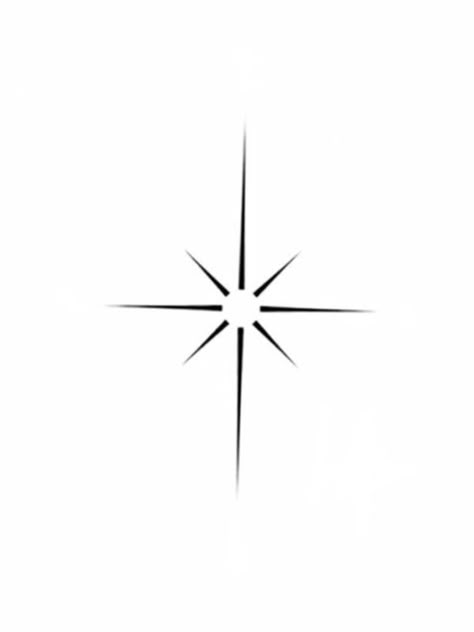 Neck Tattoo Star, North Star Finger Tattoo, North Star Logo, North Star Drawing, North Star Tattoo Design, Starburst Tattoo, North Star Tattoo, North Star Tattoos, Star Minimalist