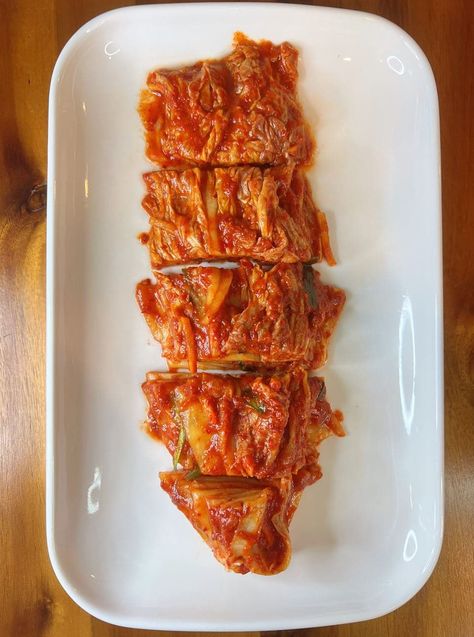 Kimchi Recipe Easy Dishes To Make, Super Healthy Food, Korean Food Side Dishes, Homemade Kimchi, Kimchi Recipe, Food Recepie, Super Healthy Recipes, Easy Dishes, Super Healthy