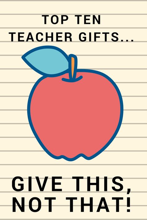 Teachers work so hard, let's get them something that they will love and appreciate - and USE! From a teacher, here are the top ten gifts for teachers! #givegoodgifts #ideas Middle School Teacher Gifts, High School Teacher Gifts, Teacher Assistant Gifts, Teacher Encouragement, General Gift Ideas, Who Is A Teacher, Teacher Themes, Educator Gifts, Jobs For Teachers