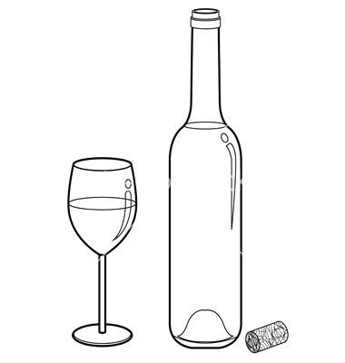 Wine Bottle Drawing, Bottle Outline, Free Stencils Printables Templates, Wine Tattoo, Stencils Printables Templates, Food Tattoos, Mouthwatering Food, Aluminum Foil Art, Bottle Tattoo