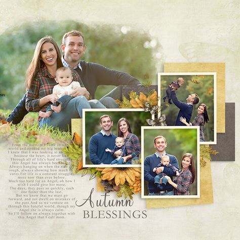 New Beautiful Memories Templates with Photo Mask Vol.44- ONLY $1 until November 14! http://www.gottapixel.net/store/product.php?productid=10013707&cat=0&page=1 Autumn Blessings Collection plus Free Add-on by Indigo Designs http://www.pickleberrypop.com/shop/product.php?productid=34935&cat=0&page=1 http://www.gottapixel.net/store/product.php?productid=10013245&cat=0&page=1  photo by Iga Logan Beautiful Scrapbook Ideas, Collage Page Layout, Photo Page Layout Design, Photo Collection, Album Designs, Photo Collage Design Ideas, Photo Collage Design Layout, Photo Collection Ideas, Photo Collage Ideas