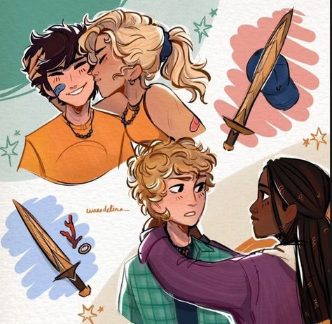 @evaaadelina_ on instagram#percyjacksonandtheolympians #percy #annabeth #annabethchase #grover #groverunderwood #walkerscobell #leahjeffries #leahsavajeffries #aryansimhadri #heroesofolympus Percabeth Fan Art, Percy Jackson Fanart, Percy Jackson Drawings, Zio Rick, Percy Jackson Ships, Jackson Walker, Percy Jackson Cast, Percy And Annabeth, Jason Grace