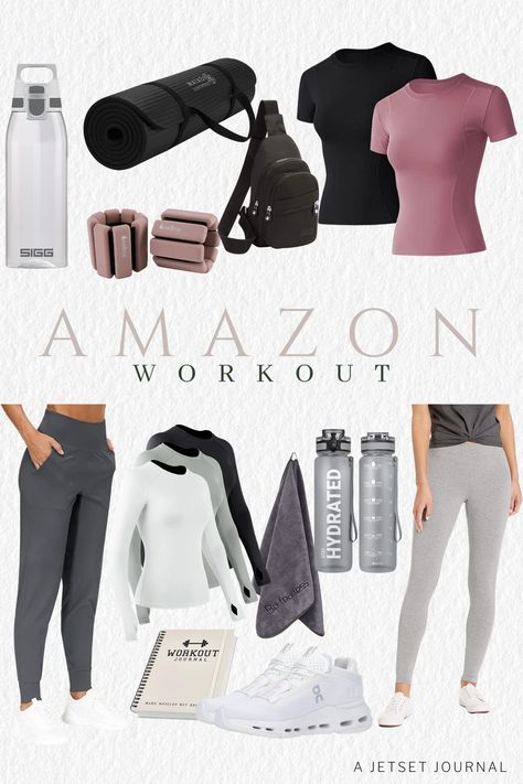 Stay on top of your fitness goals with the best fitness essentials on Amazon. These comfortable and chic outfits, including workout pants and cute workout sets, are perfect for women’s active wear that fits your style. Whether you’re into yoga outfits or need a fresh pair of Amazon workout leggings, these essentials are designed to keep you looking great while you work out.