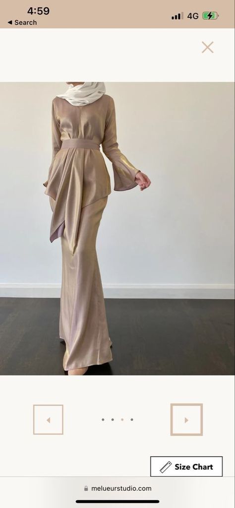 [Promotion] 14 Muslim Fashion Dress Gowns Insights You Need To See Right Now #muslimfashiondressgowns Muslim Fashion Dress Gowns, Baju Kurung Moden Style, Outfit Ideas Muslim, Model Dress Kebaya, Dress Muslim Modern, Braidsmaid Dresses, Elegant Fashion Outfits, Projek Menjahit, Bridesmaid Satin