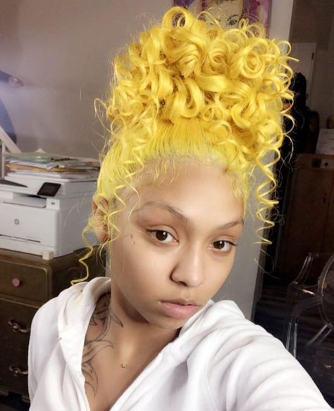 Dyed Natural Hair, Human Virgin Hair, Hair Laid, Yellow Hair, Love Hair, Black Girls Hairstyles, Weave Hairstyles, Hair Looks, Hair Trends