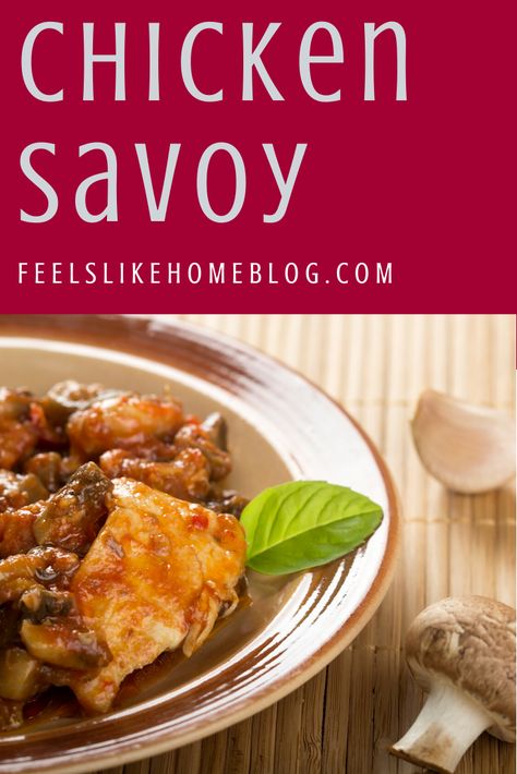 Easy make-ahead chicken recipes - This chicken savoy is simple and healthy. Baked in the oven, it's quick to prepare and you can do the bulk of the work the night before. Keto, paleo, and low carb if you skip the rice. We use boneless breasts, but you could also use bone in. Easy Bone In Chicken Recipes, Fall Off The Bone Baked Chicken, Roasted Bone In Chicken Breast, Chicken Savoy Recipe, Chicken Savoy, Split Chicken Breast Recipes Bone In, Baked Split Chicken Breast, Split Breast Chicken Recipes, Split Chicken Breast