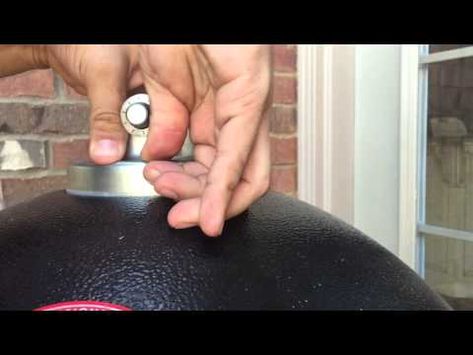 (4813) TipTopTemp install on Chargriller Akorn - YouTube Outdoor Grill, Grilling, Rings For Men