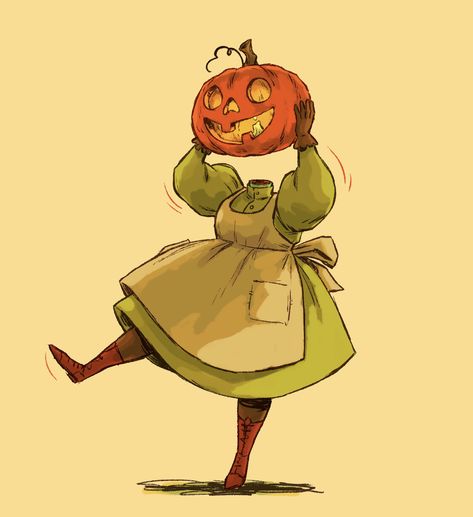 Character Art Ideas, Scarecrow Drawing, Fall Drawings, Halloween Illustration, Halloween Drawings, Arte Inspo, Dessin Adorable, Arte Fantasy, Autumn Art