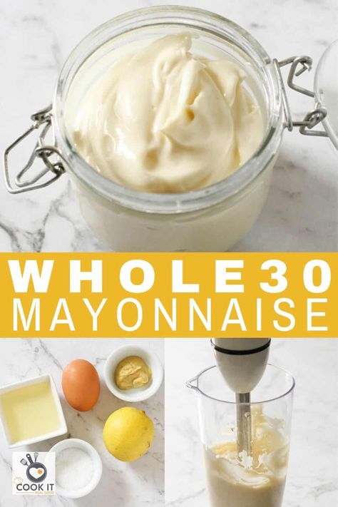 Immersion Blender Mayo, Mayo Homemade, Whole30 Mayo, Keto Condiments, Barbecue Ideas, Homemade Mayonnaise Recipe, Paleo Condiments, Mayo Recipe, Homemade Mayo