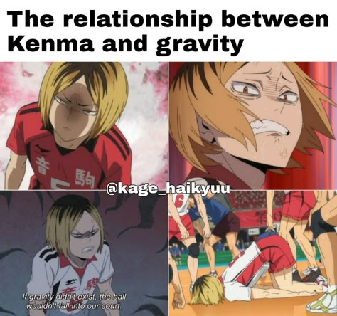 Funny Kenma Pictures, Kenma Kozume Memes, Kuroo Akaashi, Kenma Haikyuu, Haikyuu Memes, Kagehina Cute, Haikyuu Meme, Haikyuu Volleyball, Haikyuu Karasuno