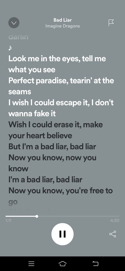 Bad liar Look Me In The Eyes Tell Me What You See, Bad Liar Imagine Dragons, Bad Liar, Imagine Dragons, What You See, A Bad, Tell Me, Paradise, Quick Saves