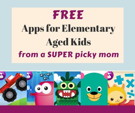 Apps For Elementary Students, Free Educational Apps For Kids, Math Apps For Kids, Reading Websites For Kids, Learning Hacks, Free Apps For Iphone, Best Learning Apps, Free Learning Apps, Homeschool Apps